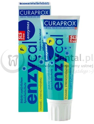 Curaden CURAPROX Enzycal 1450ppmF ORIGINAL 75ml - delikatna, profilaktyczna past