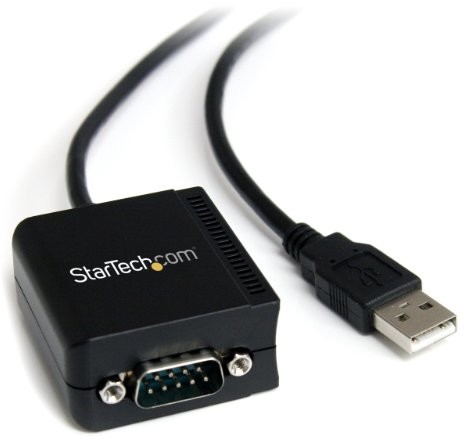 STARTECH.COM StarTech. com FTDI interfejsów USB 2.0 na Seriell Adapter  USB to RS232/DB9 konwerter plików video (wtyczka/wtyczka com)  1,8 m ICUSB2321F