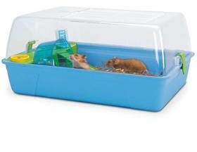 Savic Skrzynka/ Kufer Dla Chomika Rody Hamster Niebieski 1 Szt Niebieska