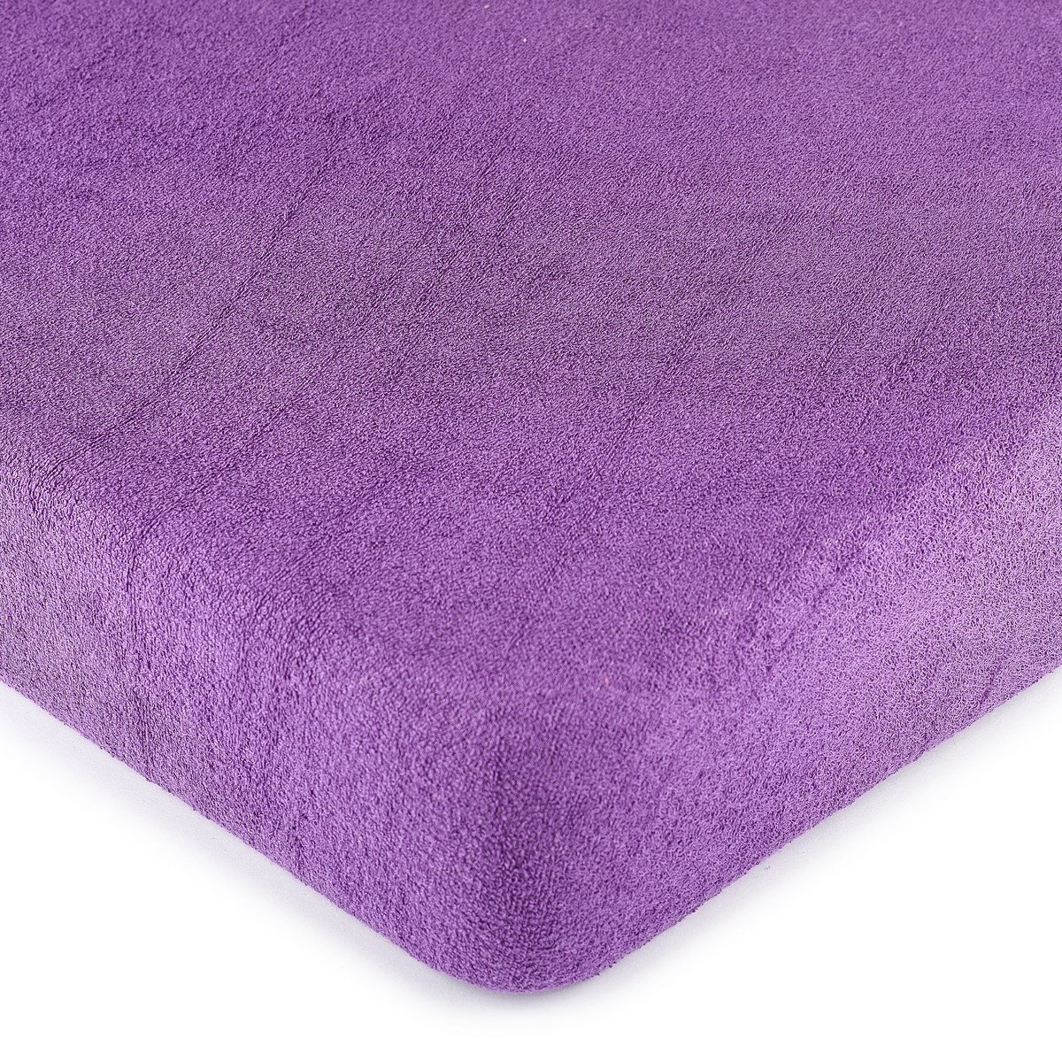 4Home prześcieradło frotte fioletowe, 90x200 cm, 90 x 200 cm