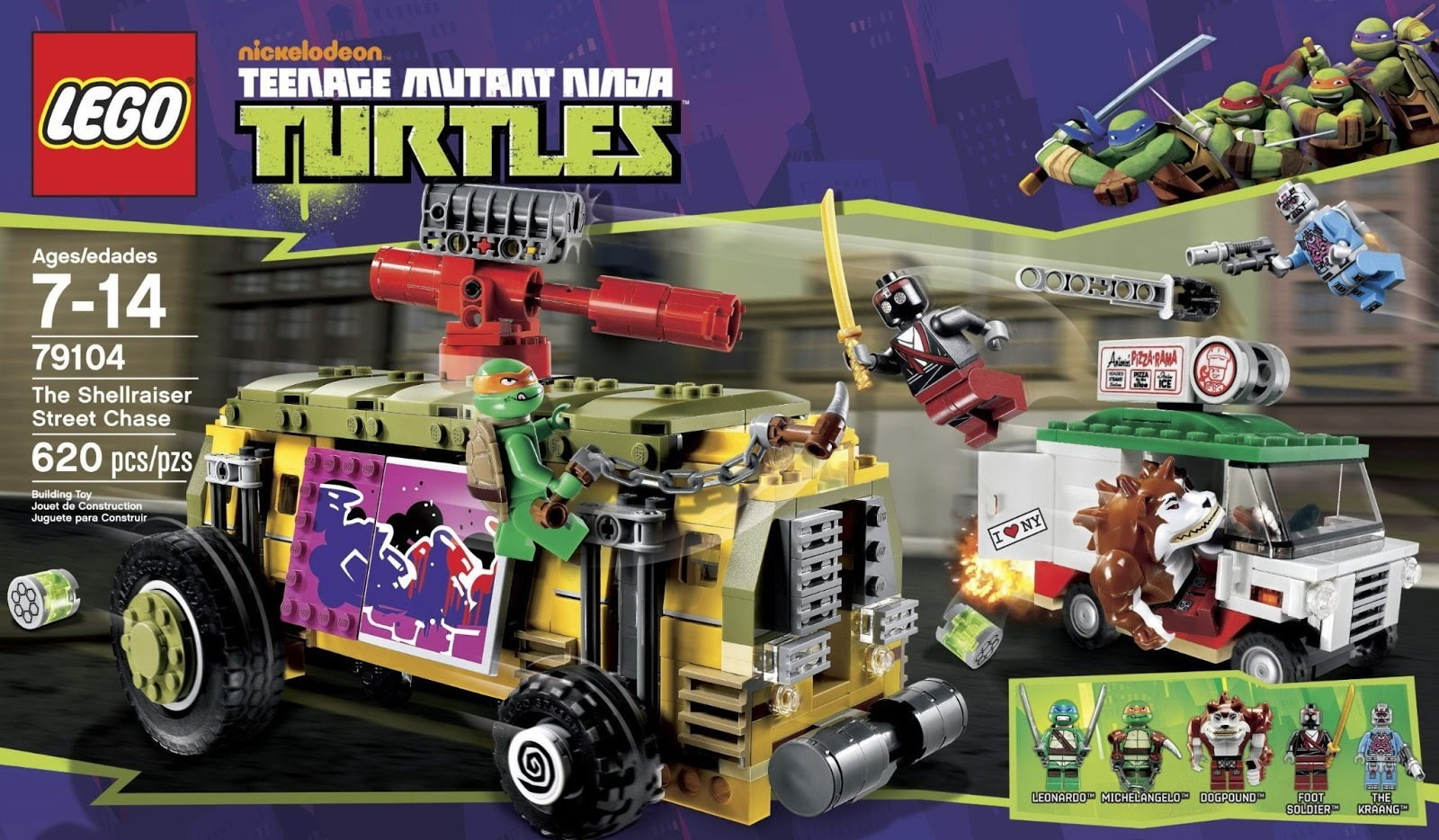 LEGO Żółwie Ninja Shellraiser Street Chase 79104