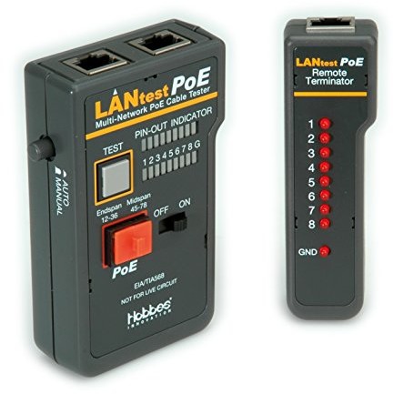 Rotronic HOBBES LANtest multinetwork PoE tester przewodów