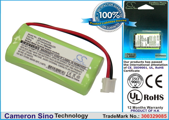 Cameron Sino GP 70AAAH2BMJZR 700mAh 1.68Wh NiMH 2xAAA 2.4V () GC-BCO198