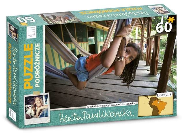 Edipresse Książki Puzzle podróżnicze brazylia