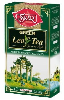 Oskar GREEN LEAF TEA GA 903 100G - HERABATA LIŚCIASTA, ZIELONA, CHIŃSKA -