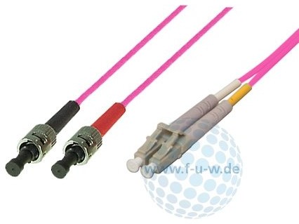 Tecline 39885410 przewód włókien OM4 adapter (50/125 m, 10,0 m) jasnoczerwony 4048889028384
