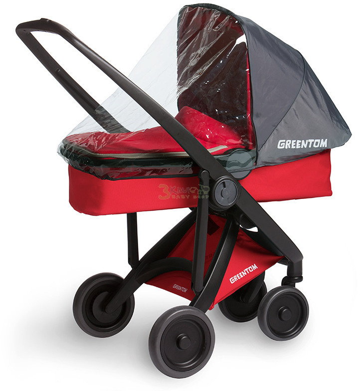Greentom Folia przeciwdeszczowa Raincover do wózków Upp Carrycot i Reversible