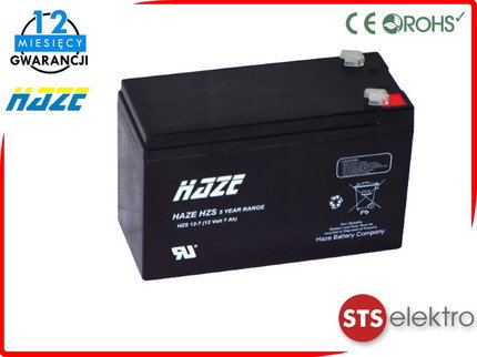 HAZE Akumulator AGM HZS 12-7 12V 7Ah