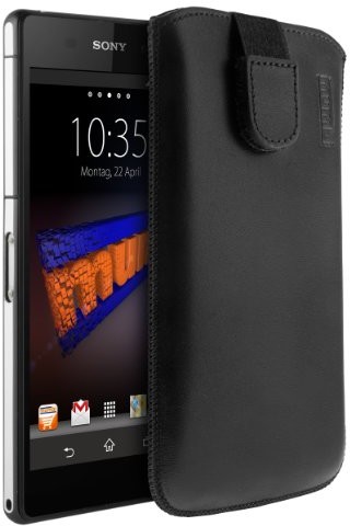 Mumbi prawdziwe torba na Sony Xperia Z2 torba skórzana etui ze skóry (klapka z funkcją wyciągania pomoc do wyciągania)