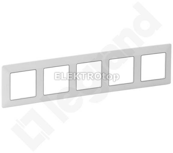 Legrand 754035VALENA LIFE RAMKA X5 BIAŁA/CHROM