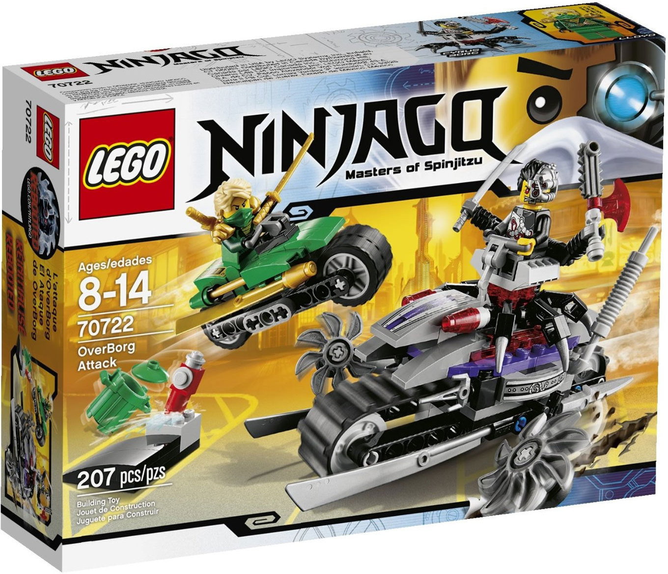 LEGO Ninjago - Atak Overborga 70722