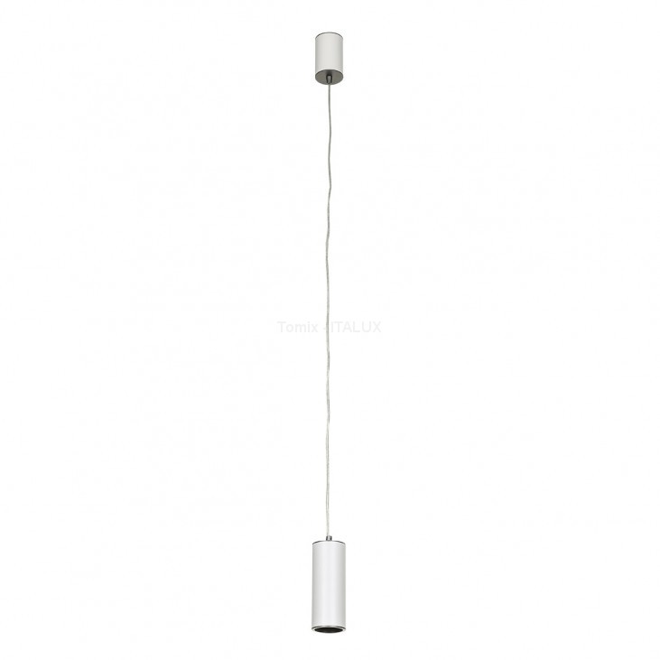 Italux Lampa wisząca Moldes średnia biała/szara 4000K HL7718/7W 4000K WH+GR)