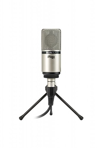 IK Multimedia iRig nic Studio XLR duża membrana kondensator Studio mikrofon IP-IRIG-MICSTDXLR-IN