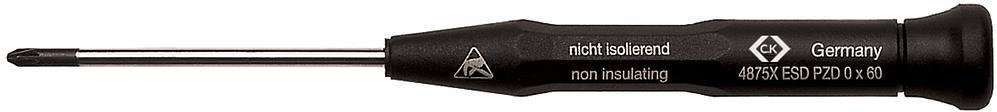 C.K. wkrętak krzyżowy T4875X ESD 1 Długość klingi: 80 mm Stal chromo-krzemowa Ro