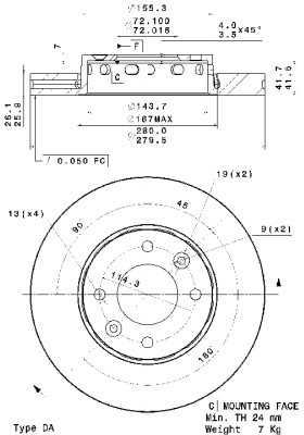 BREMBO 09.A149.11