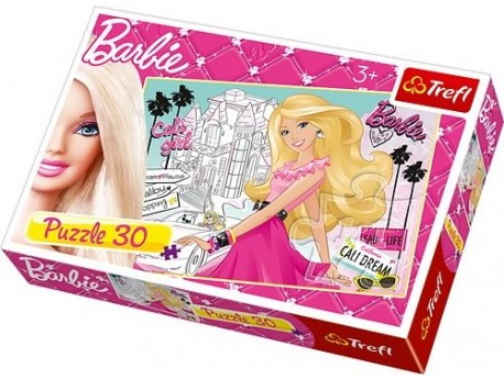 Trefl Puzzle : Puzzle 30el. - Barbie: Kalifornijski sen MI_17327