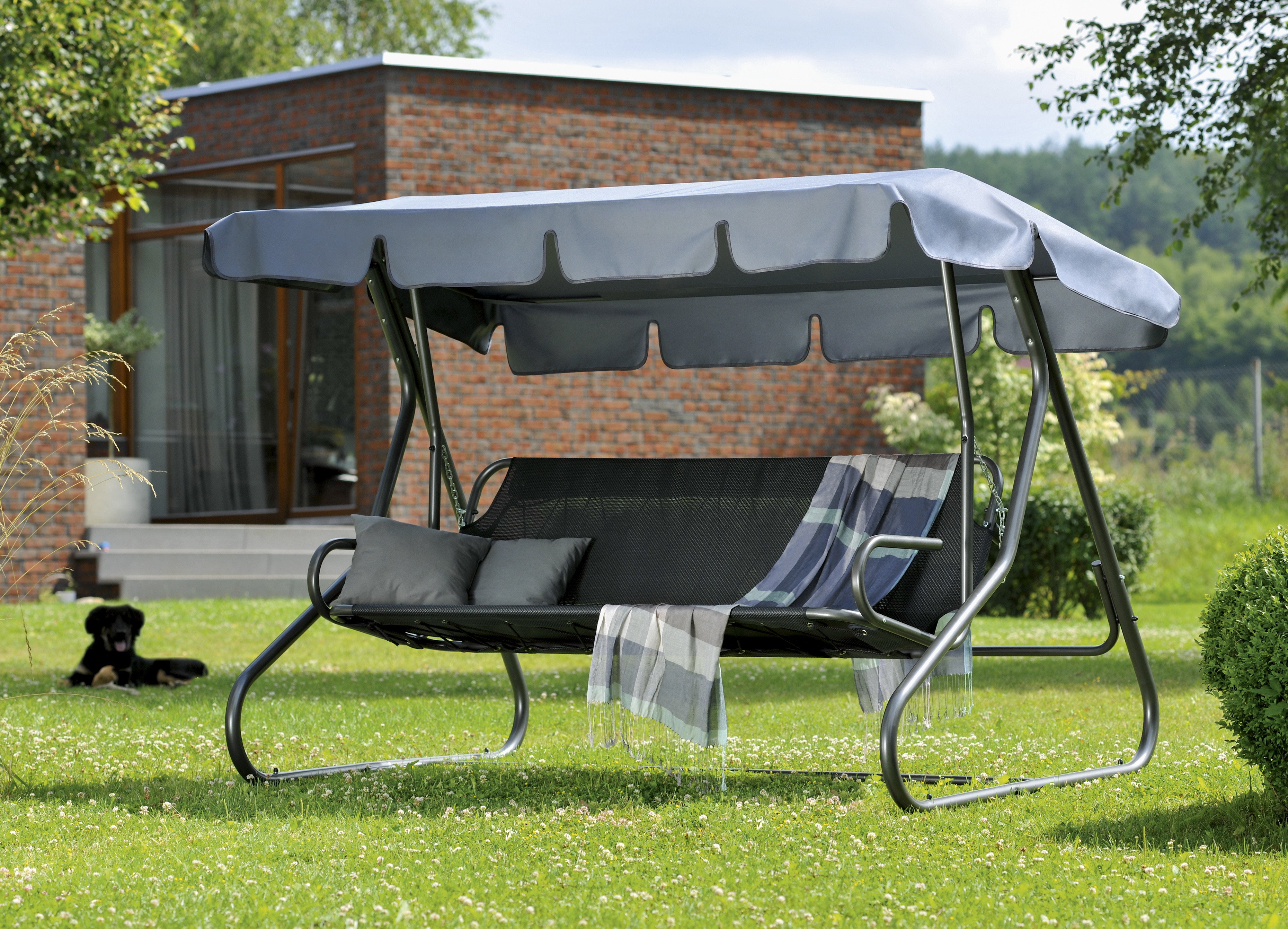 Patio Stelaż huśtawki ogrodowej z daszkiem Umbria D029-06TB
