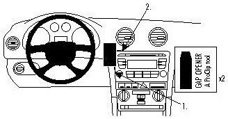 Brodit AB dla Clip do Audi A3 07-12 853990