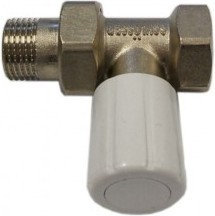 Schlosser Schlooser DN10 Zawór grzejnikowy z pokrętłem 3/8x3/8 prosty 6014 00017