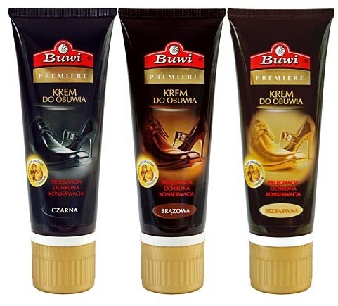 Krem do obuwia Buwi Premiere - 75 ml / brąz