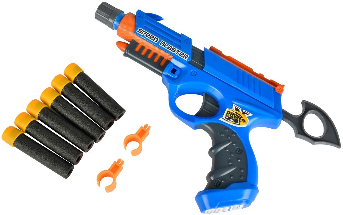 Simba X-Power pistolet Zestaw z 6 strzałkami