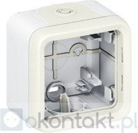 Legrand 069689 PLEXO Puszka natykowa Pojedyncza BIAŁA/ ECRU 1we/1wy