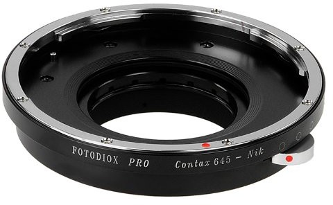 Fotodiox Pro Lens Mount Adapter w/Aperture Iris, Contax 645 Lens to Nikon F-Mount Camera AS D7200, D5000 i wyszukiwania D90 DX Ctx645-NK-Pro