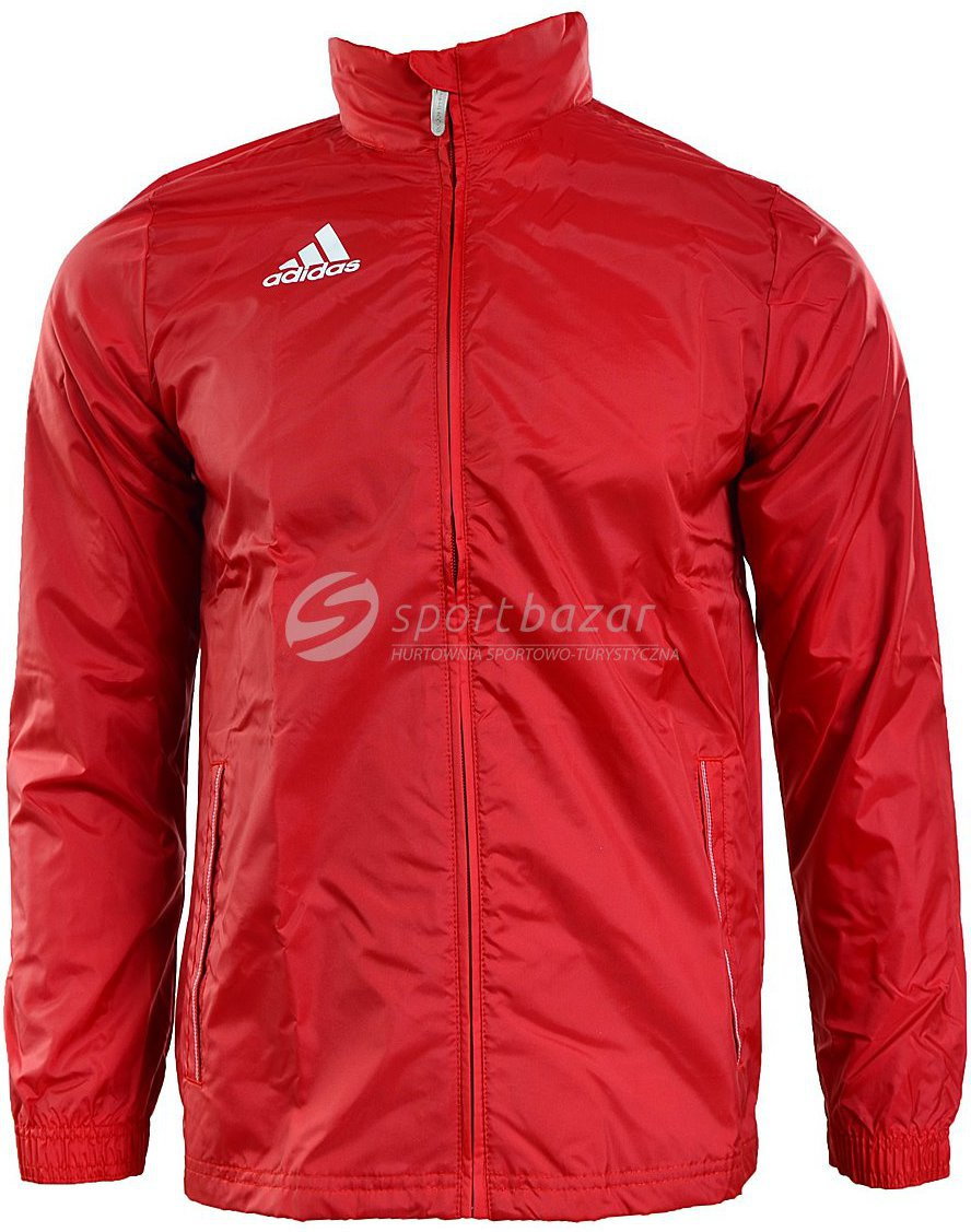 adidas Kurtka ORTALIONOWA CORE RAIN JACKET YOUTH czerwona / S22285