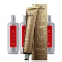 Schwarzkopf Igora Royal Absolutes, gotowy zestaw: farba + developer