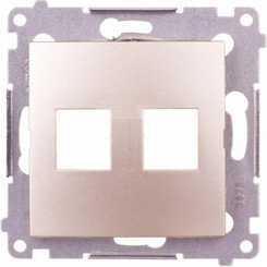 Kontakt Simon SIMON Pokrywa gniazd teleinformatycznych złoty mat DKP2.01/44 SIMON54