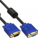 InLine Kabel S-VGA przedłużacz Kabel Premium 15HD męski - żeński czarny 5m 17745 (17745S)