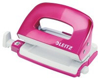 Esselte Dziurkacz Mini LEITZ WOW metalowy różowy metalik ES590-8