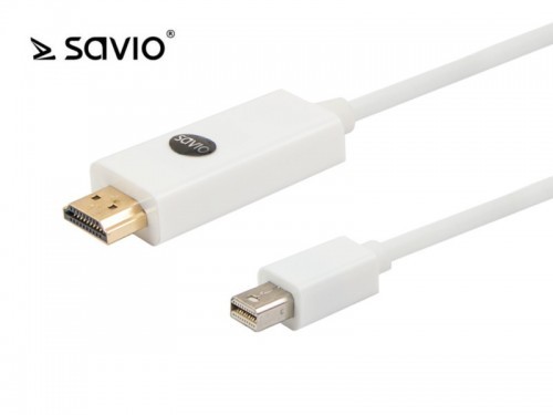 ELMAK SAVIO CL-84 Kabel mini DisplayPort M - HDMI AM, pozłacane końcówki, 3m