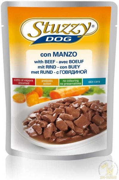 Stuzzy Dog Beef - Z wołowiną w sosie 100g 01033300