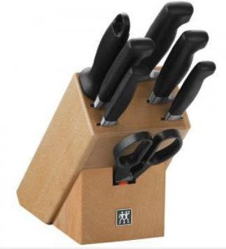 Zwilling VIER STERNE Blok Zestaw noży, drewno, 8 cz. 300 x 115 x 260 mm 35140-000-0