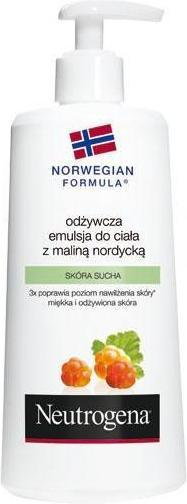 Neutrogena FORMUŁA NORWESKA Odżywcza Emulsja do ciała z maliną nordycką 400ml