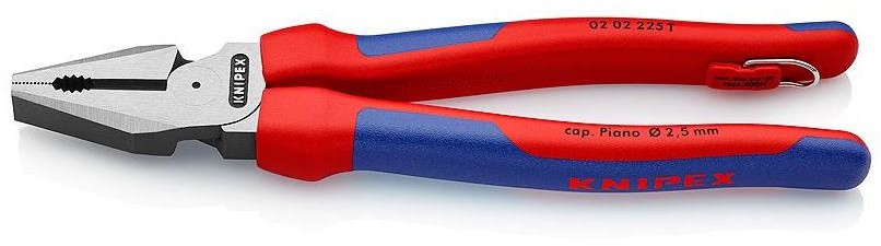 Knipex Kombinerki 02 02 225 T do warsztatu 225 mm DIN ISO 5746