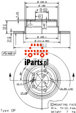 BREMBO Tarcza hamulcowa 08.7019.81