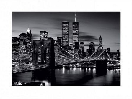 Pyramid Posters Brooklyn Bridge (B&W) - reprodukcja PPR40116