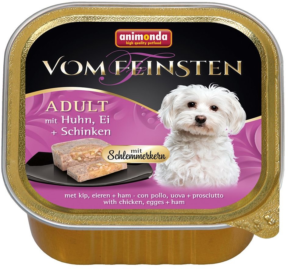 Animonda Vom Feinsten Adult, 22 X 150 G - Kurczak, Jajko + Szynka