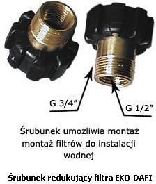 Formaster eKo-Dafi Śrubunek przyłącza filtra 3110-829A5