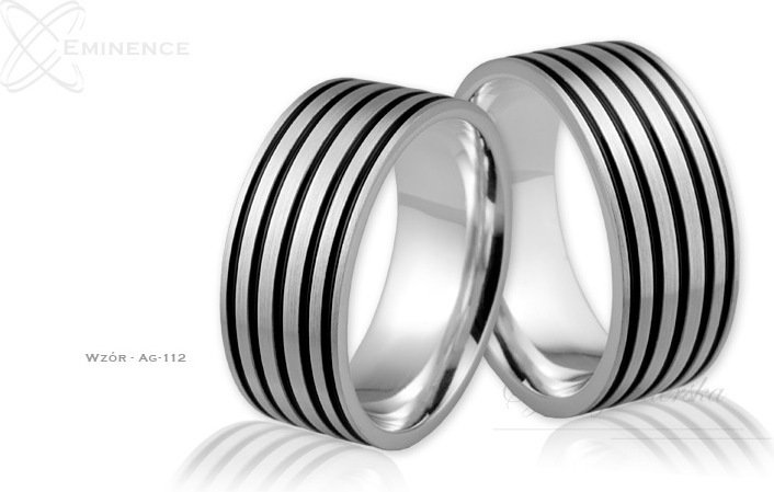 Eminence Obrączki srebrne - wzór Ag-112