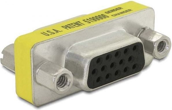 Delock Adapter VGA(15F)->VGA(15F) 65001