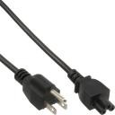 InLine Kabel zasilający do notebooków USA/Kanada2 m czarny 16656U