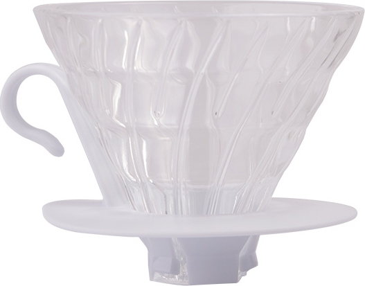 Hario szklany Drip V60-02 - biały