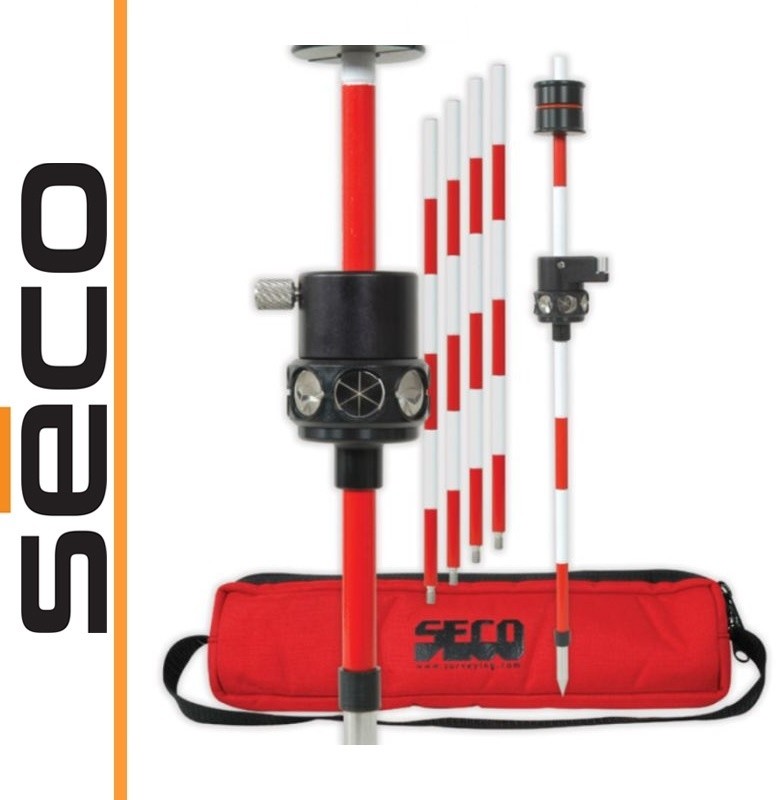 SECO Zestaw przymatyczny przesuwany 360 stopni + 4x tyczki 30cm 120cm