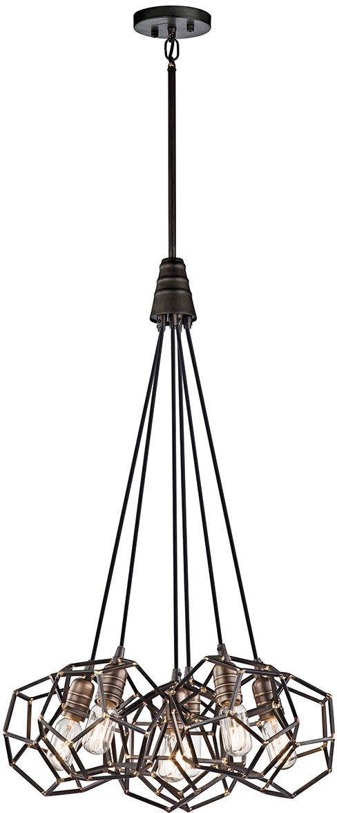 Elstead Lighting Lampa wisząca ROCKLYN6 RS KL/ROCKLYN6 RS Lighting