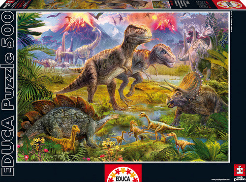 Lider Serwis Zbigniew Raszka Puzzle 500 dinozaury