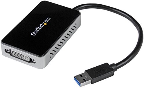 Startech com usb32d zewnętrzny bydła Multi Monitor karty graficznej (DVI-I gniazdo do gniazda USB 3.0 A) USB32DVIEH