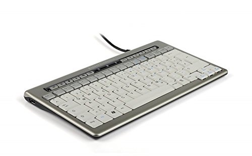 Bakker & Elkhuizen BakkerElkhuizen S-board 840 Design USB, ergonomiczna klawiatura, amerykański angielski Lay-out Srebrny BNES840DUK